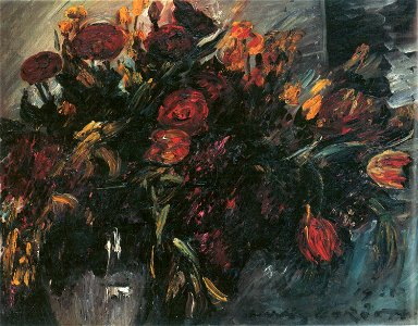 Lovis Corinth Rote und gelbe Tulpen 1918