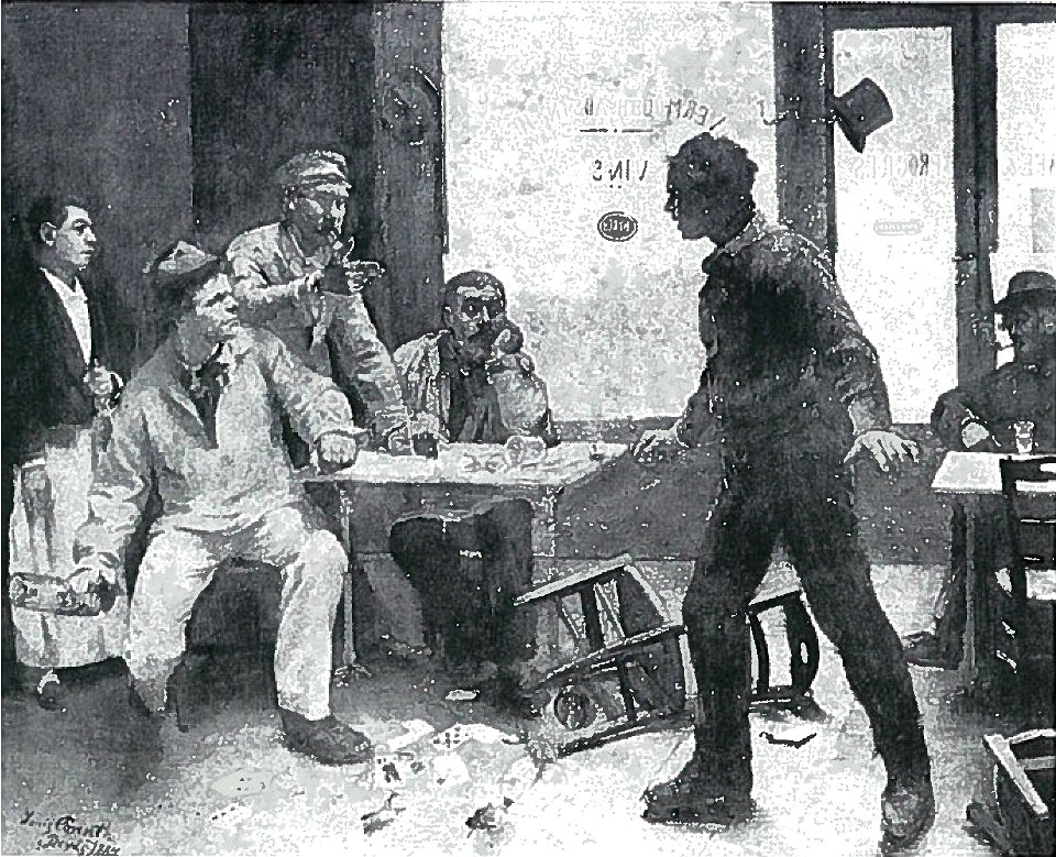 Lovis Corinth BC 50 Falschspieler sw