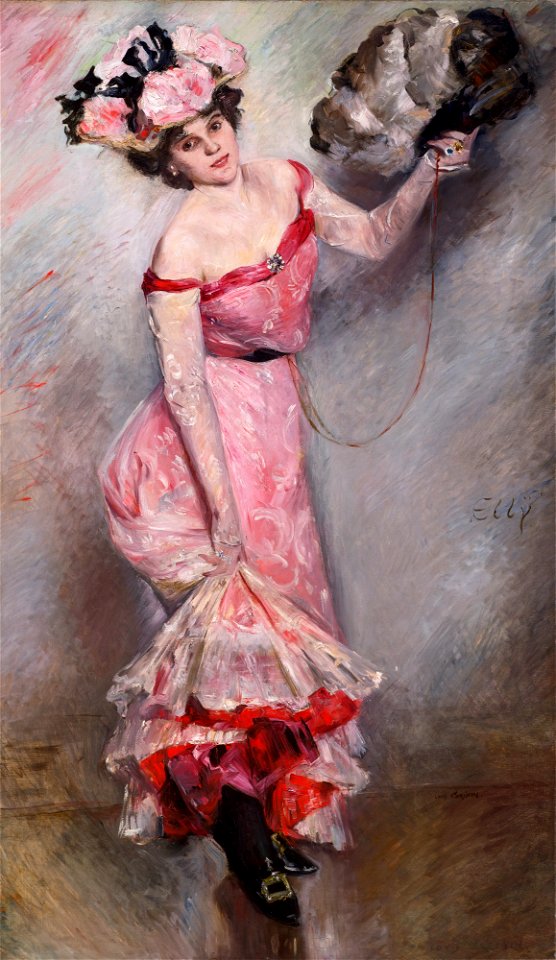 Lovis Corinth Porträt Elly 1898