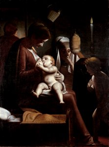 Luca Cambiaso - Madonna of the Candle - Google Art Project