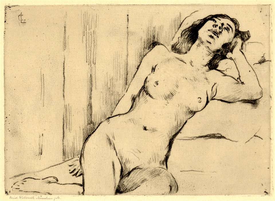Lovis Corinth Ruhender Akt
