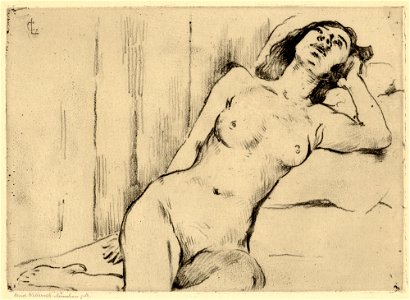 Lovis Corinth Ruhender Akt