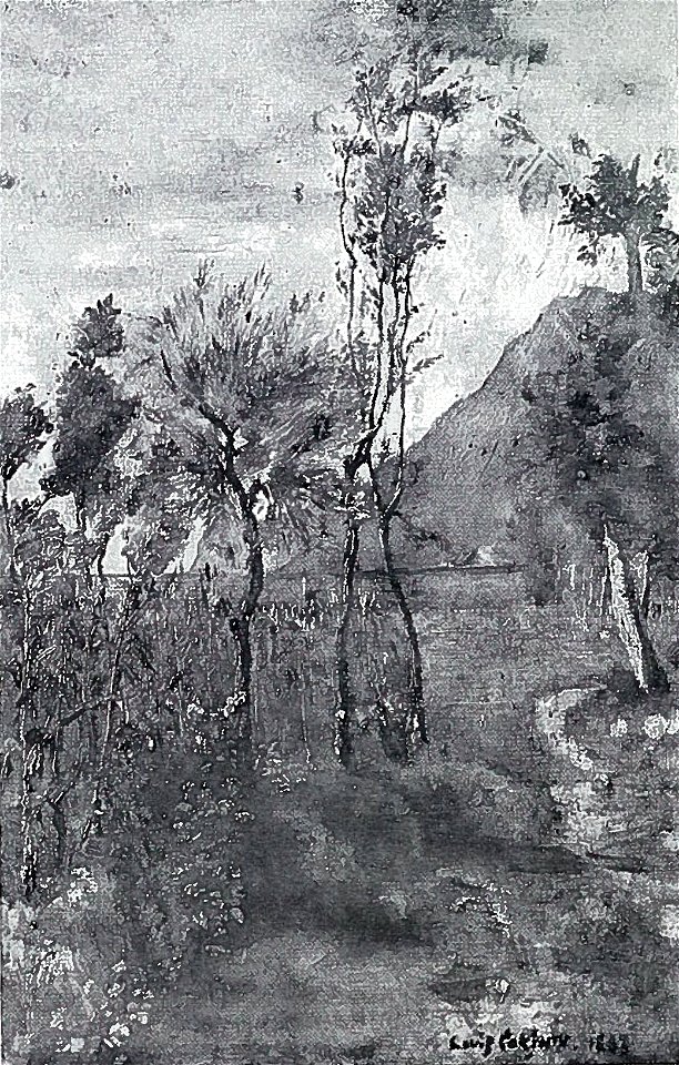 Lovis Corinth BC 15 Am Gardasee 1883 sw