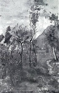 Lovis Corinth BC 15 Am Gardasee 1883 sw