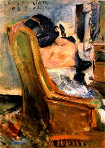 Lovis Corinth Rückenakt seiner Frau 1912