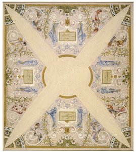 Luc-Olivier Merson - Esquisse pour l'escalier des fêtes de l'Hôtel de Ville de Paris , Février - PPP4157 - Musée des Beaux-Arts de la ville de Paris