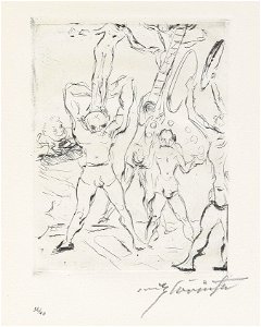 Lovis Corinth Gastmahl des Trimalchio 05