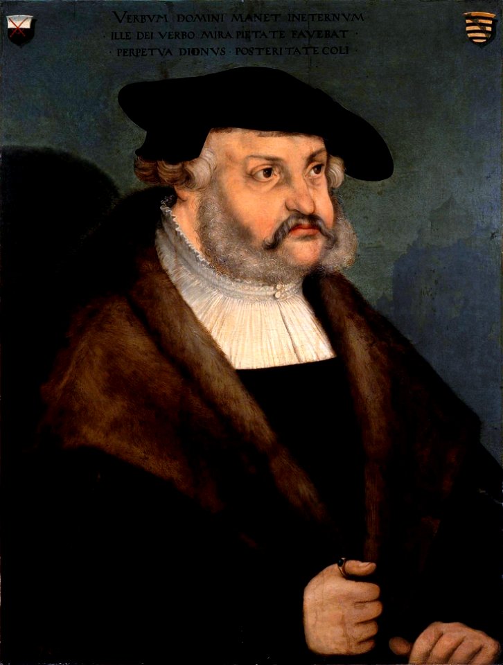 Lucas Cranach el Viejo - Retrato de Federico de Sajonia