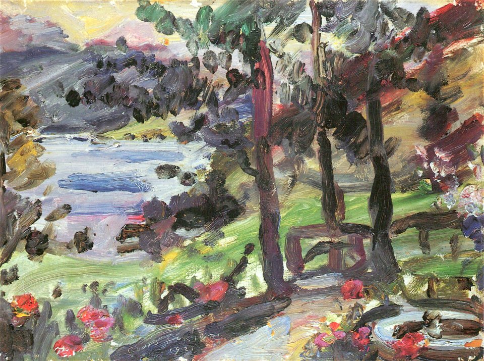 Lovis Corinth Garten am Walchensee 1923