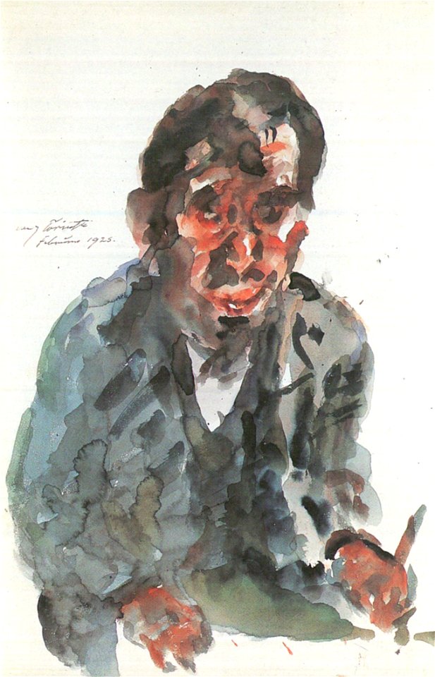 Lovis Corinth Selbstbildnis 1925