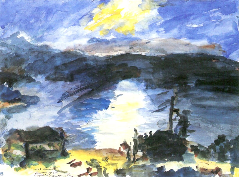 Lovis Corinth Walchensee 1924 - Free Stock Illustrations | Creazilla