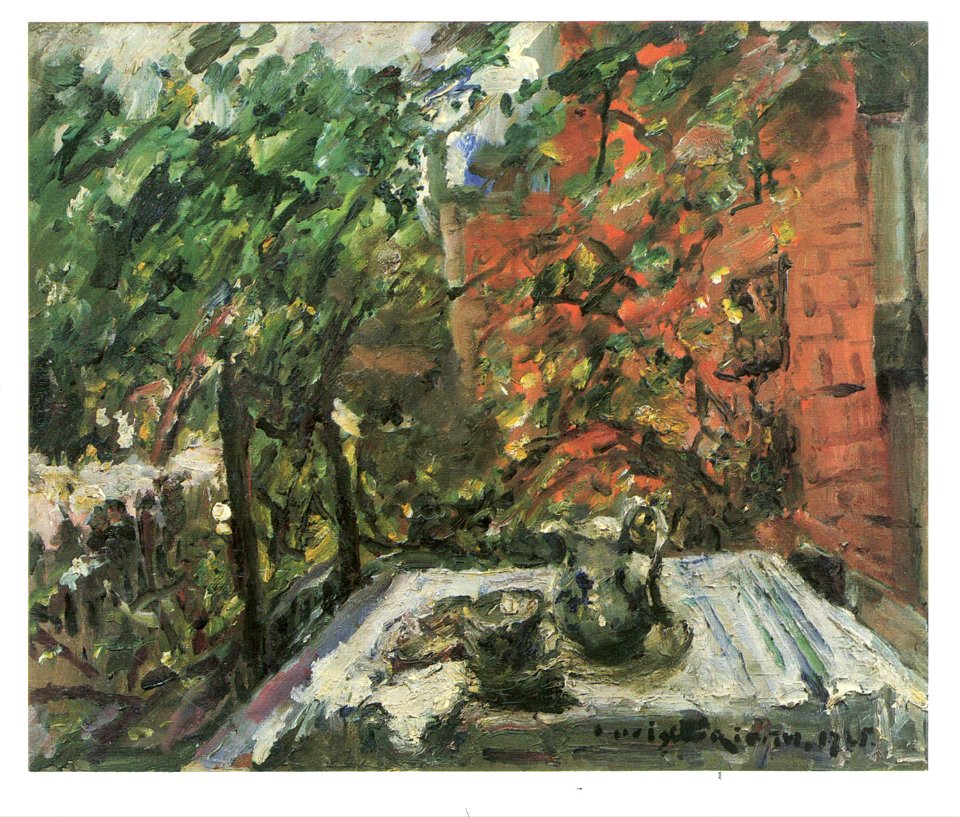 Lovis Corinth Vesper auf dem Balkon 1925