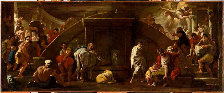Luca Giordano - The Well of Bethesda - 1954.84 - Fogg Museum