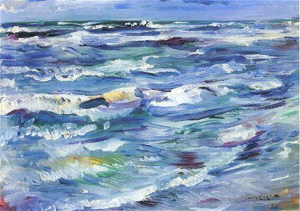 Lovis Corinth Meer bei La Spezia 1914
