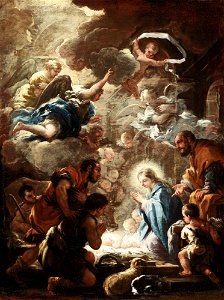 Luca Giordano - Adoration of the Shepherds - 44.3 - Detroit Institute of Arts
