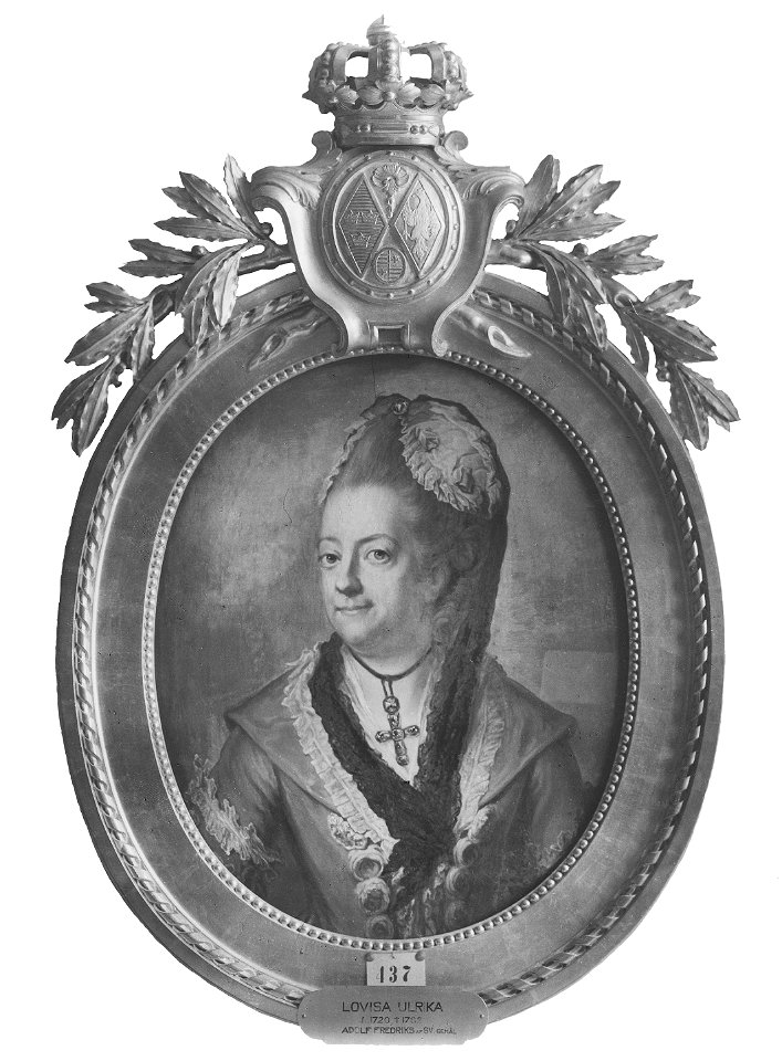 Lovisa Ulrika, 1720-1782, drottning av Sverige prinsessa av Preussen (Jakob Björck) - Nationalmuseum - 15107