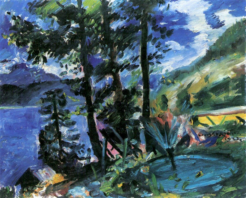 Lovis Corinth Walchensee Mit Lärche 1923 - Free Stock Illustrations ...