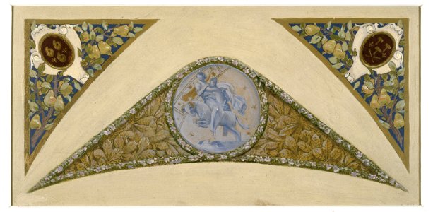 Luc-Olivier Merson - Esquisse pour l'escalier des fêtes de l'Hôtel de Ville de Paris , Bélier. - PPP4144 - Musée des Beaux-Arts de la ville de Paris