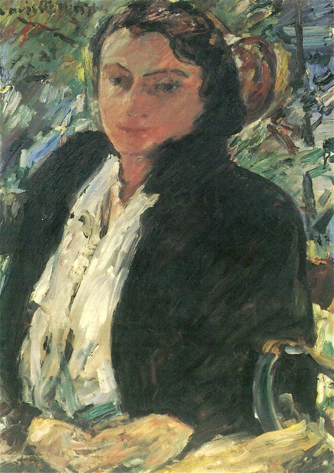 Lovis Corinth Porträt Charlotte Corinth 1921