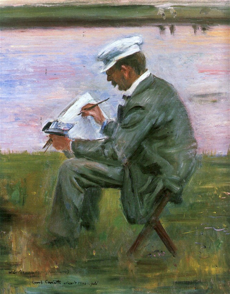 Lovis Corinth Porträt des Malers Walter Leistikow 1900
