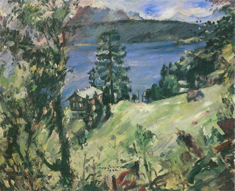 Lovis Corinth Walchenseelandschaft 1922