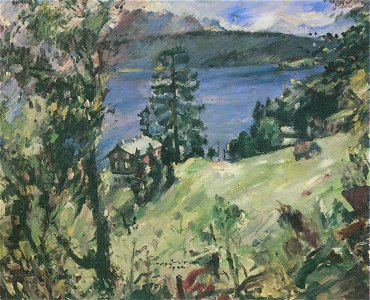 Lovis Corinth Walchenseelandschaft 1922