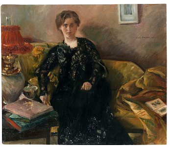 Lovis Corinth Porträt Frau Korfiz Holm