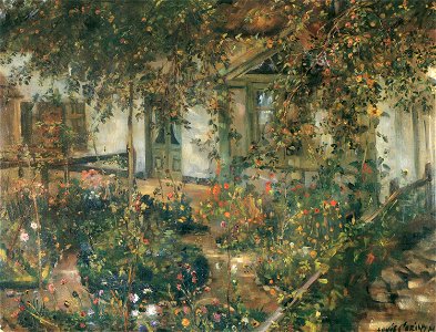 Lovis Corinth Blühender Bauerngarten 1904