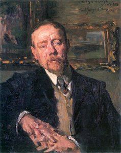 Lovis Corinth Porträt Eugène Gorge 1908