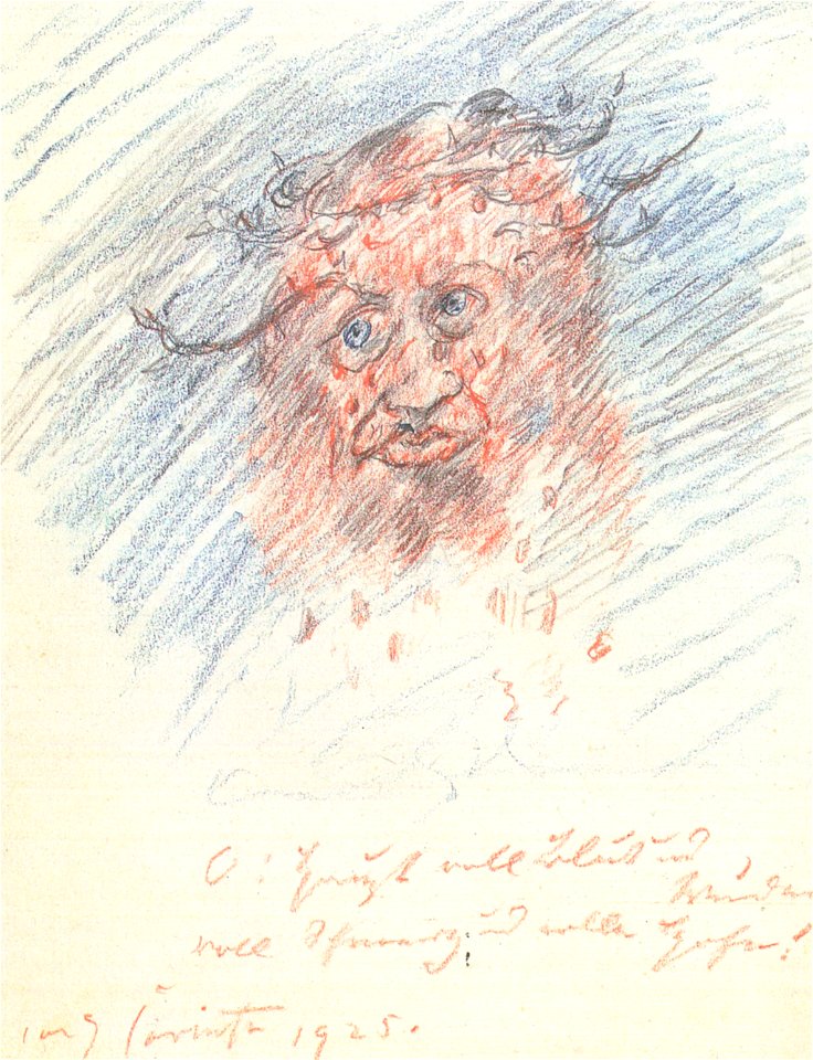 Lovis Corinth Selbstbildnis als Schmerzensmann