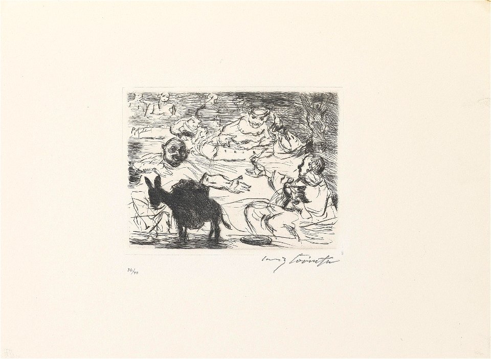 Lovis Corinth Gastmahl des Trimalchio 09