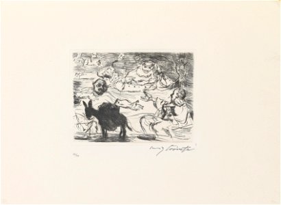 Lovis Corinth Gastmahl des Trimalchio 09