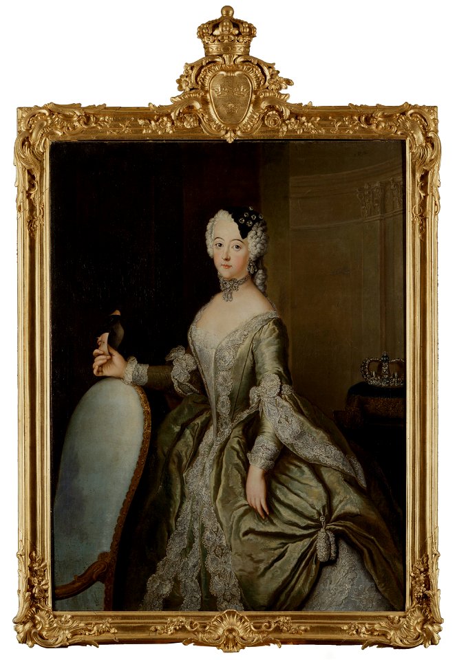 Lovisa Ulrika, 1720-1782, drottning av Sverige prinsessa av Preussen - Nationalmuseum - 15328
