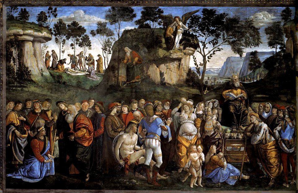 Luca Signorelli - Moses's Testament and Death - WGA21277