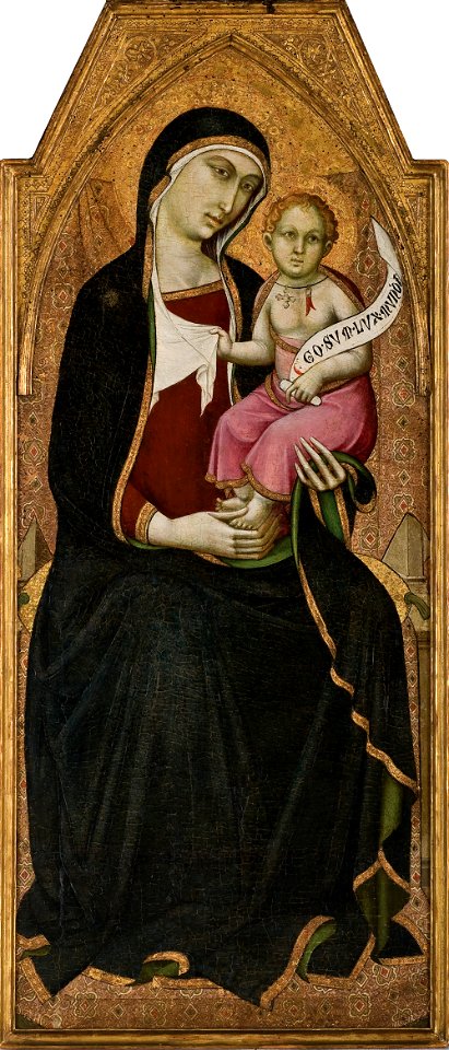 Luca di Tommè - Madona con Niño en el trono