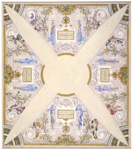 Luc-Olivier Merson - Esquisse pour l'escalier des fêtes de l'Hôtel de Ville de Paris , Avril - PPP4159 - Musée des Beaux-Arts de la ville de Paris