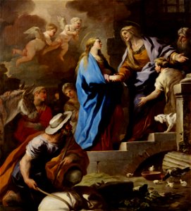 Luca Giordano - Heimsuchung Mariae - GG 1603 - Kunsthistorisches Museum