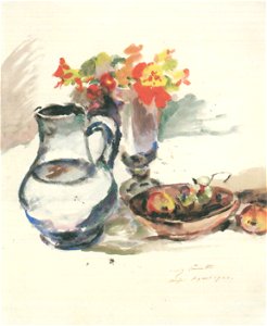 Lovis Corinth Stillleben Kapuziner-Strauß 1924
