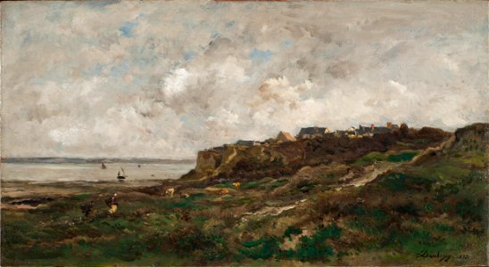 Low Tide at Villerville (Charles François Daubigny) - Nationalmuseum - 132586