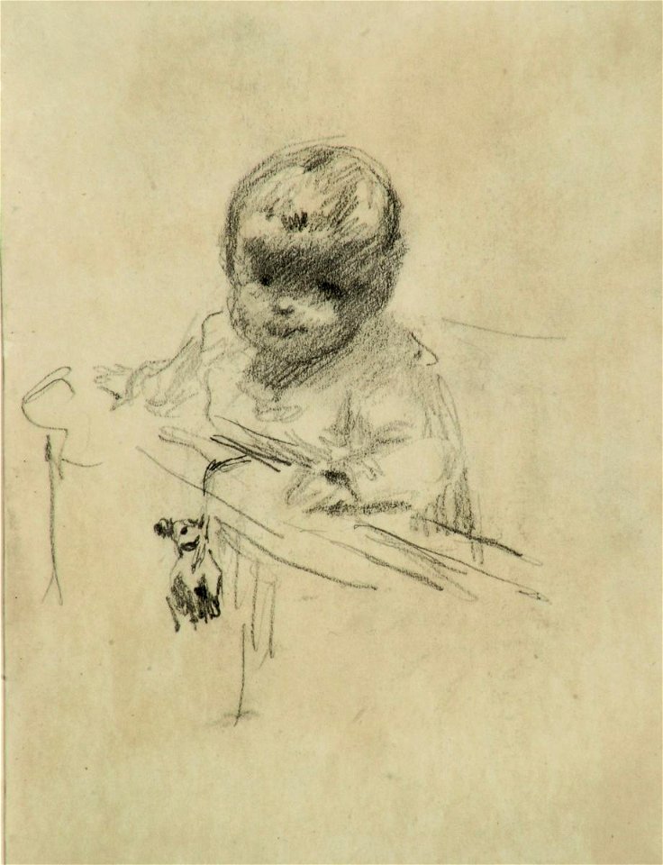 Lovis Corinth Thomas 1905 Zeichnung