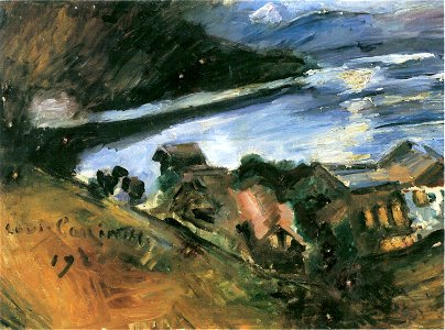 Lovis Corinth Walchensee bei Mondschein 1920