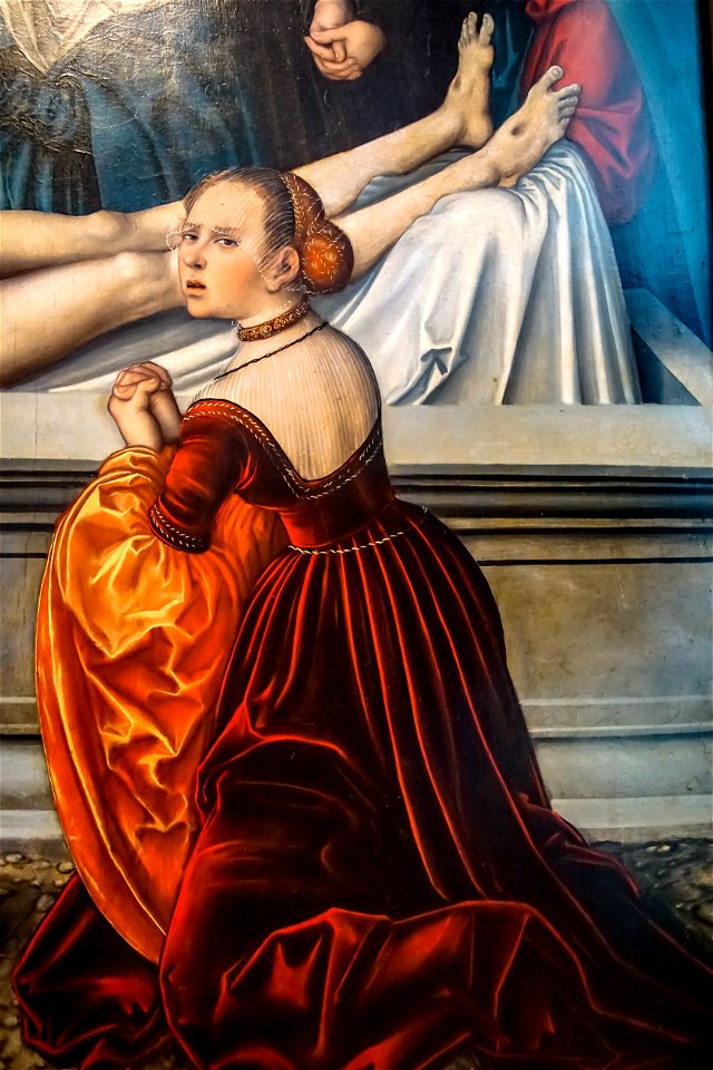 Lucas Cranach der Ältere-Passionszyklus-Grablegung-Detail-4709