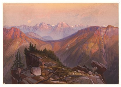 Lower Yellowstone range - Moran, 1874. LCCN93500961