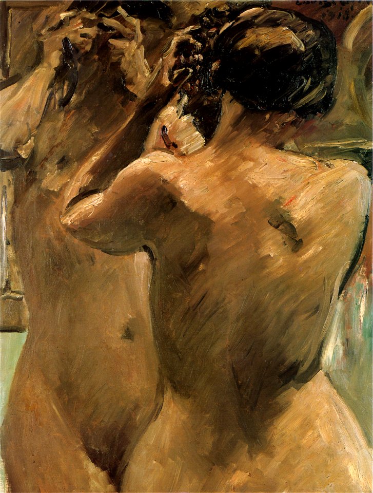 Lovis Corinth Mädchen vor dem Spiegel 1918