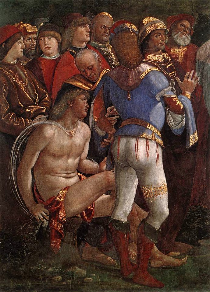 Luca Signorelli - Moses's Testament and Death (detail) - WGA21279