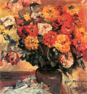 Lovis Corinth Zinnien 1924