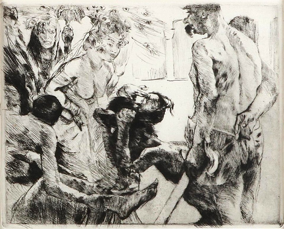 Lovis Corinth Salome etching 1919