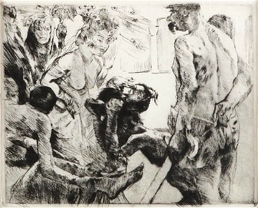 Lovis Corinth Salome etching 1919