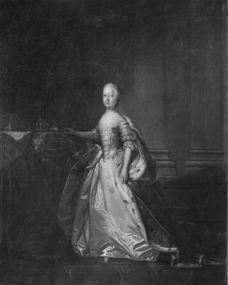 Lovisa, 1724-51, drottning av Danmark och Norge - Nationalmuseum - 14759