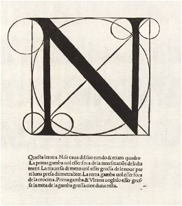 Luca Pacioli, De divina proportione, Letter N